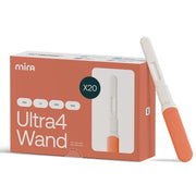 Mira front packaging showing 20 Ultra4 wands and benefits
