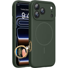 Miracase funda frontal verde oscuro mostrando ajuste perfecto y protección