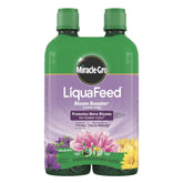 Miracle-Gro botella frontal mostrando diseño y fácil conexión