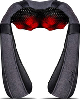 Mirakel masajeador cuello frontal mostrando diseño ergonómico y confort