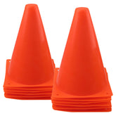 Mirepty frente del paquete con 12 conos naranja, visibilidad para entrenamientos