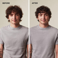 MITCH rich lather in hand, demonstrates cleansing foam and quick coverage benefit