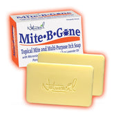 Mite-B-Gone frente del empaque mostrando barras por comodidad
