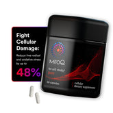 MitoQ front packaging showing bottle and branded label for trusted quality