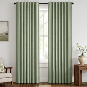 MIULEE panel frontal sage green mostrando oscuridad total