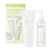 mixsoon front packaging of double cleansing set showing both bottles and benefits