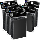 Mlikero paquete frontal de 500 fundas negras mostrando cantidad y diseño práctico