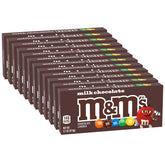 M&M'S caja delantera estilo cine mostrando el diseño y marca