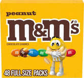 M&M'S front pack display showing colorful peanut chocolate for easy sharing