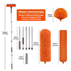 MNWHUC mango extendido 72 pulgadas para alcanzar techos altos