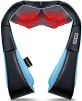 Mo Cuishle vista frontal del masajeador mostrando diseño ergonómico y beneficio relajante