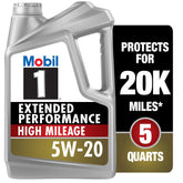 Mobil 1 envase frontal 5W-20 mostrando protección extendida