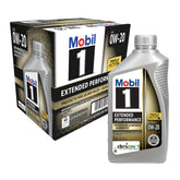 Mobil 1 botella frontal mostrando empaque y beneficios de protección
