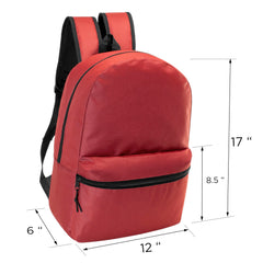 Moda West comparación de tamaño 17 pulgadas ideal para libros escolares