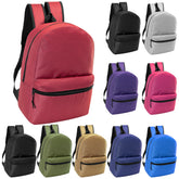 Moda West frente del paquete de 10 mochilas mostrando diseño clásico y ahorro