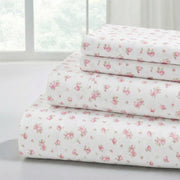 Modern Threads flat sheet front view showing smooth ivory finish and polished look