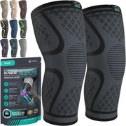 Modvel front view knee sleeve showing ergonomic fit and stable support