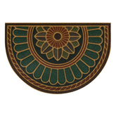 Mohawk Home felpudo frontal Ornamental Rust mostrando diseño y bienvenida