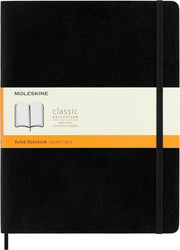 Moleskine tapa blanda frontal con cierre elástico, aspecto profesional y portátil