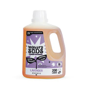 Molly's Suds front bottle lavender showing packaging and concentration benefits