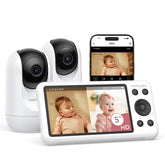 Momcozy BM04 parent unit and two cameras showing setup benefits