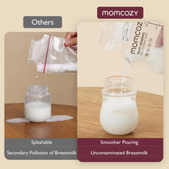 Momcozy cierre doble y costuras reforzadas para protección contra fugas
