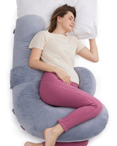 Momcozy F-shape front view showing full-body support and alignment benefit