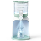 Momcozy front view showing compact dispenser and user benefits
