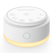 Momcozy vista frontal del dispositivo mostrando controles y diseño portable