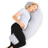 Momcozy front view showing J-shaped support and compact design benefit