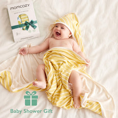 Momcozy close-up de textura viscosa-algodón que mejora absorción