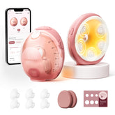Momcozy Wellness 1 front view showing compact wearable pump and benefits