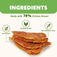 MON2SUN texturas de tiras de pechuga para masticación saludable