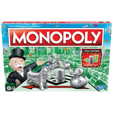 Monopoly caja frontal mostrando contenido y lista, ideal para regalar
