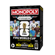 Monopoly Panini Prizm booster box front view showing branding and quantity benefit