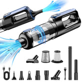 MONOZEL front view of cordless vacuum showing compact design and controls, for easy car cleaning