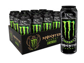 Monster Import front can showing label and 18.6 oz size, highlighting bold flavor