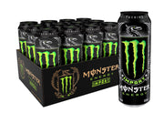 Monster Import front can showing label and 18.6 oz size, highlighting bold flavor