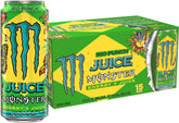 Monster Juice Rio Punch front can showing vibrant branding and bold flavor