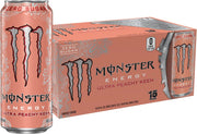 Monster Ultra Peachy Keen front can showing label and serving size benefit