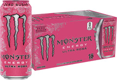 Monster Ultra Rosa front-facing 16oz can showing brand and flavor for quick recognition