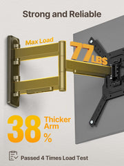 monTEK televisor extendido 17 pulgadas para mejores ángulos de visión
