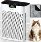 MOOKA front view showing modern design and wide intake, improves whole-room airflow