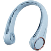 Morelax ventilador de cuello frontal mostrando diseño ergonómico y frescura
