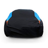 MORNYRAY front view blue cover on sedan protecting paint