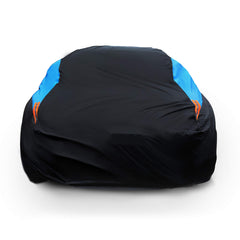 MORNYRAY front view blue cover on sedan protecting paint
