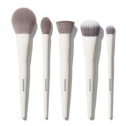 MORPHE front packaging of five-piece brush set showing clean presentation and benefit