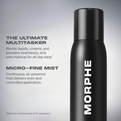 MORPHE detalle de etiqueta con ingredientes y beneficio hidratante