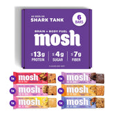 MOSH vista frontal del paquete que destaca variedad y conveniencia