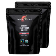 Mount Hagen frente del empaque mostrando bolsa resellable y marca, conveniencia al instante
